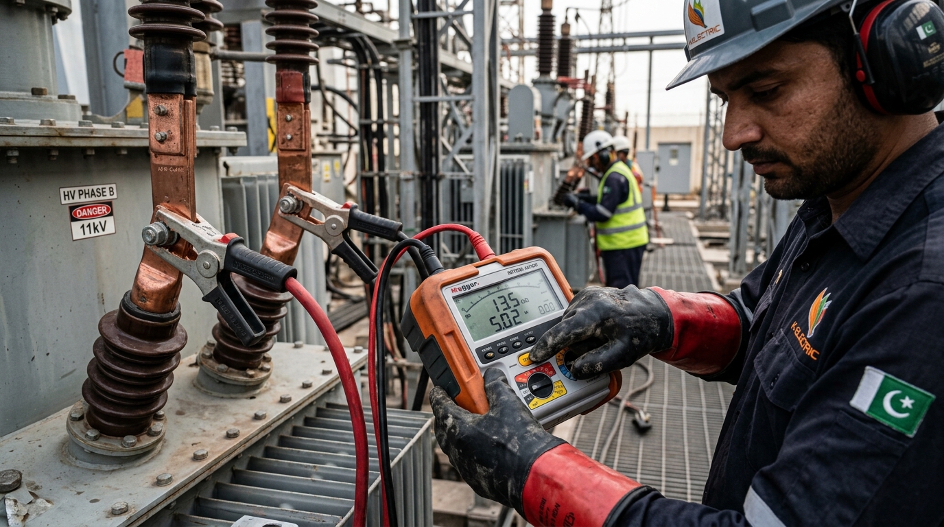 Insulation Resistance (Megger) Testing Guide in Pakistan — TransfoLine