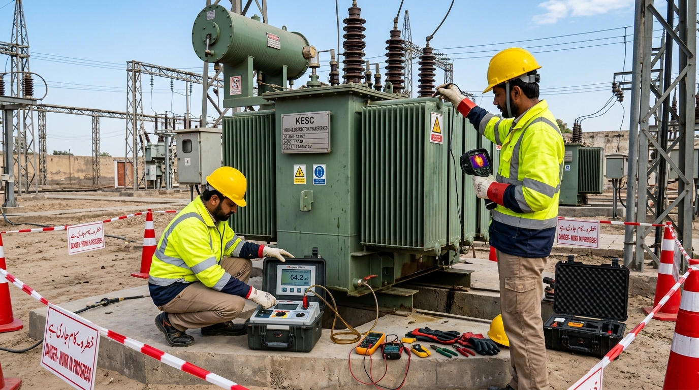 Industrial Transformer Maintenance & AMC Contracts in Pakistan — TransfoLine