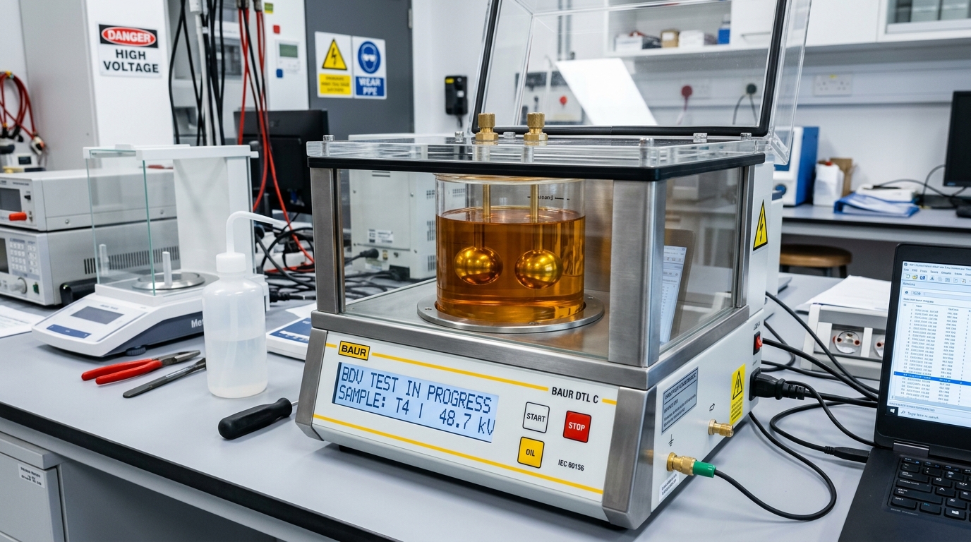 Transformer Oil BDV & Dissolved Gas Analysis (DGA) in Pakistan — TransfoLine