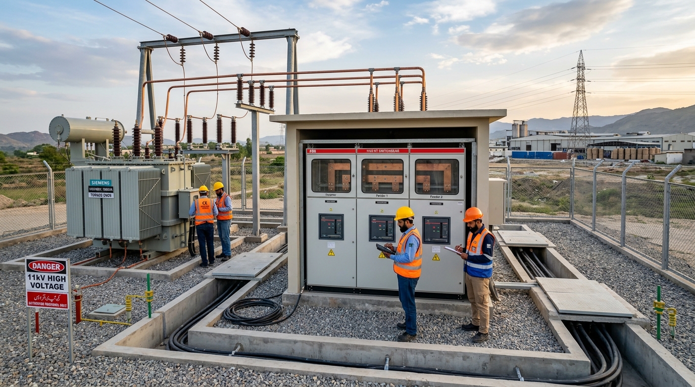 Turnkey 11kV Substation EPC & Industrial Electrical Contracting — TransfoLine
